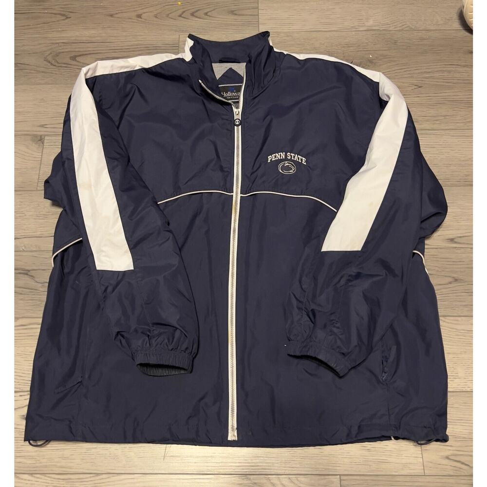 Holloway Uni of Penn State Nittany Lions Lightweight Zip Up Jacket Size XL